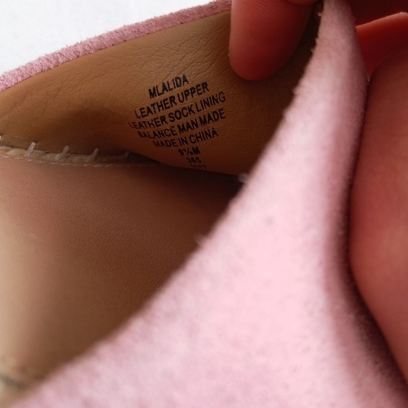 Marc Fisher suede pink wedge platform espadrille sandals - Picture 11 of 16